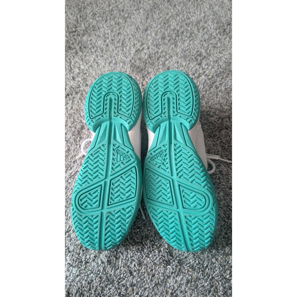 Adidas Pink, White & Teal Athletic Bottoms – Size 3.5Y - Picture 4 of 7